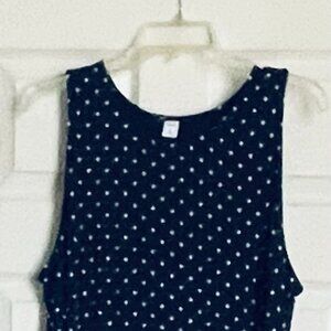 Lands End - XL - Polka Dot Shift Dress